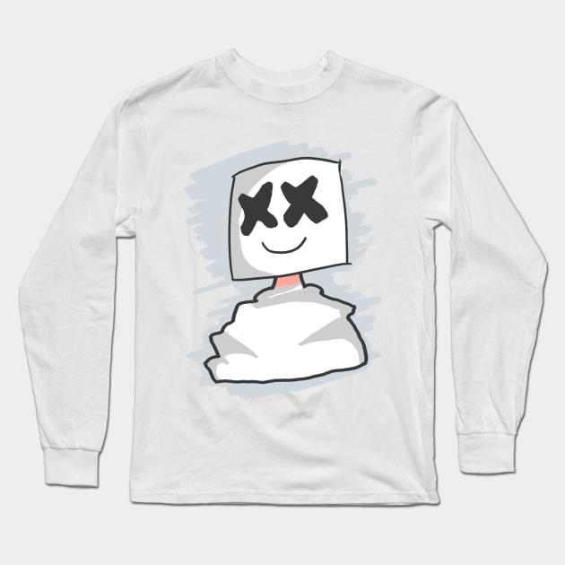 Marshmello Long Sleeve T-Shirt by Kikovaok